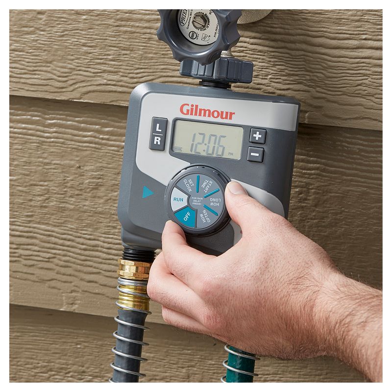 Gilmour Dual Outlet Electronic Water Timer