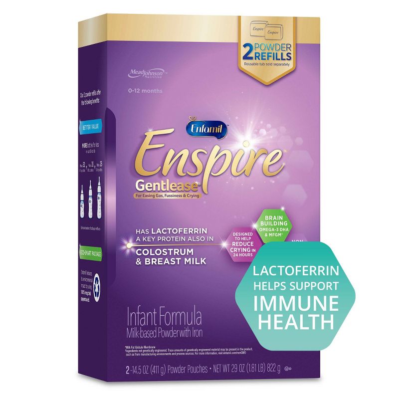Enfamil Enspire Gentlease Infant Formula with Iron Powder - 2ct/14.5oz Each