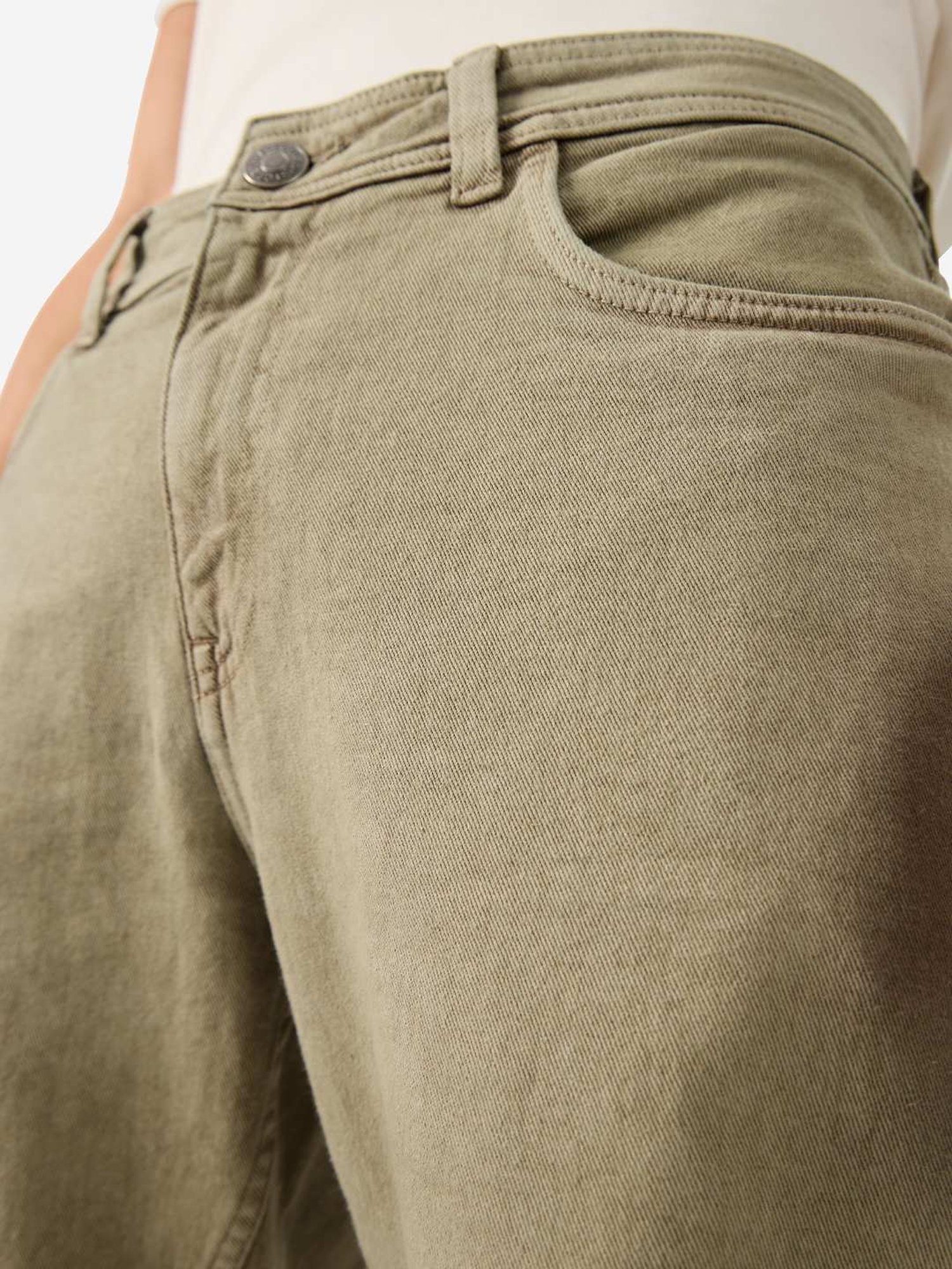 The Souled Store Brown Regular Fit Denim Shorts