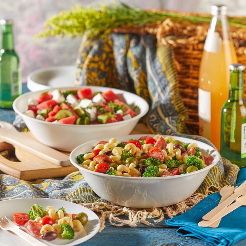 Corelle 32oz 2pk Glass Winter Frost Bowls