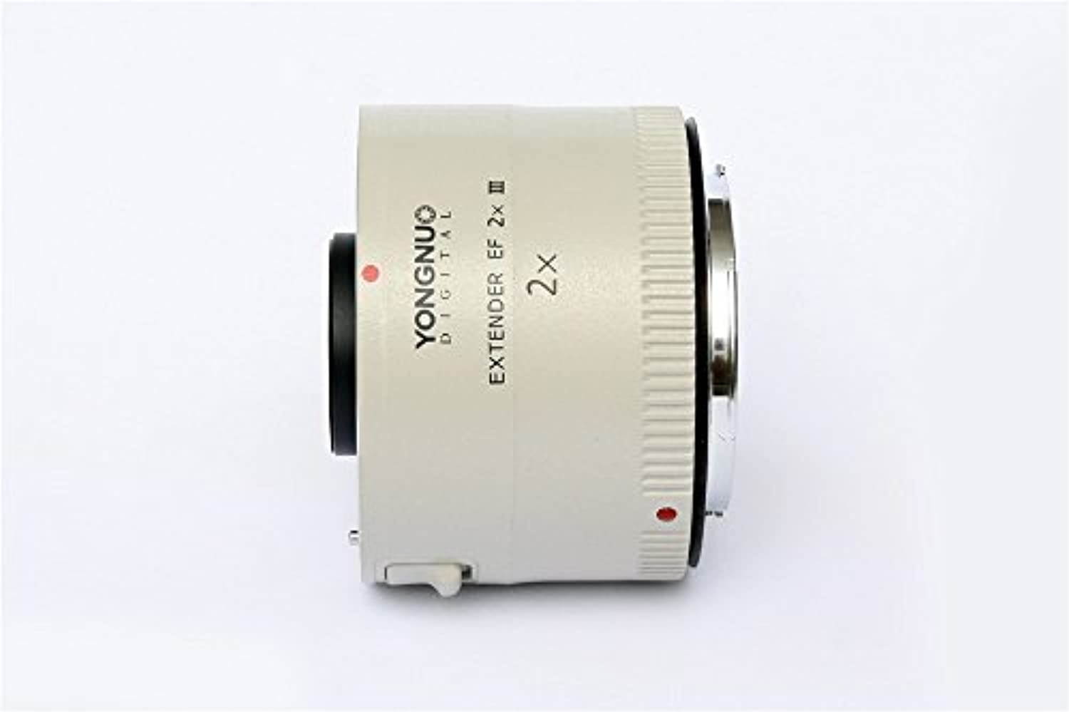 YONGNUO YN2.0X III Teleconverter Extender Auto Focus Lens for Canon EOS EF Lens (YN2.0XIII)