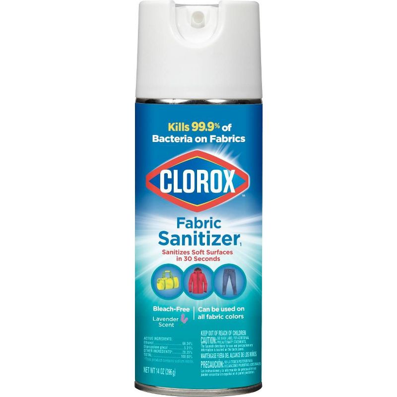 Clorox Fabric Sanitizer Aerosol Spray - Lavender - 14oz