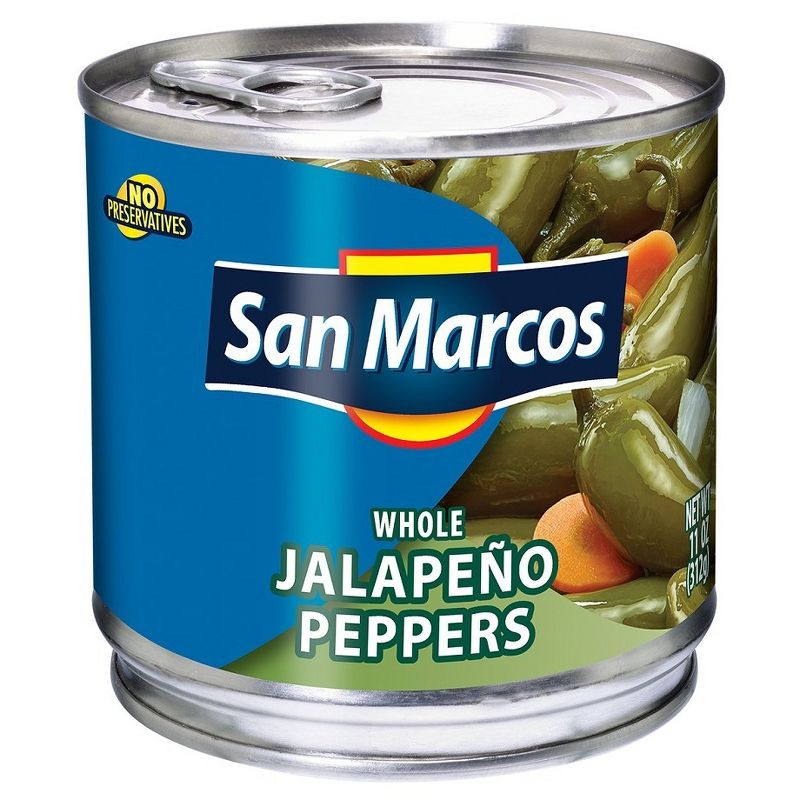 San Marcos Whole Jalapenos - 11oz