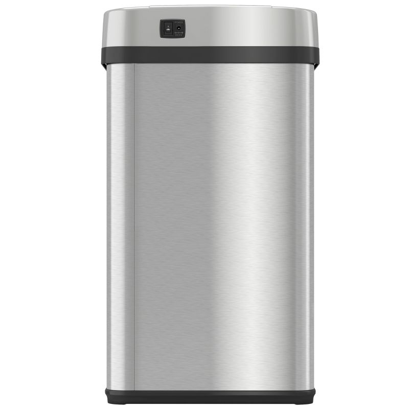 Rubbermaid 8 Quart Traditional Square Top Bedroom, Bathroom, and Office Wastebasket Trash Can, White (2 Pack)