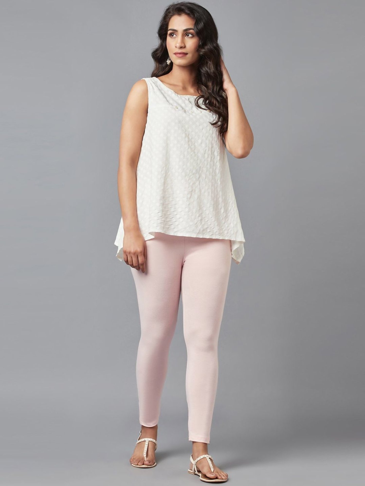 Elleven from Aurelia Pink Regular Fit Leggings