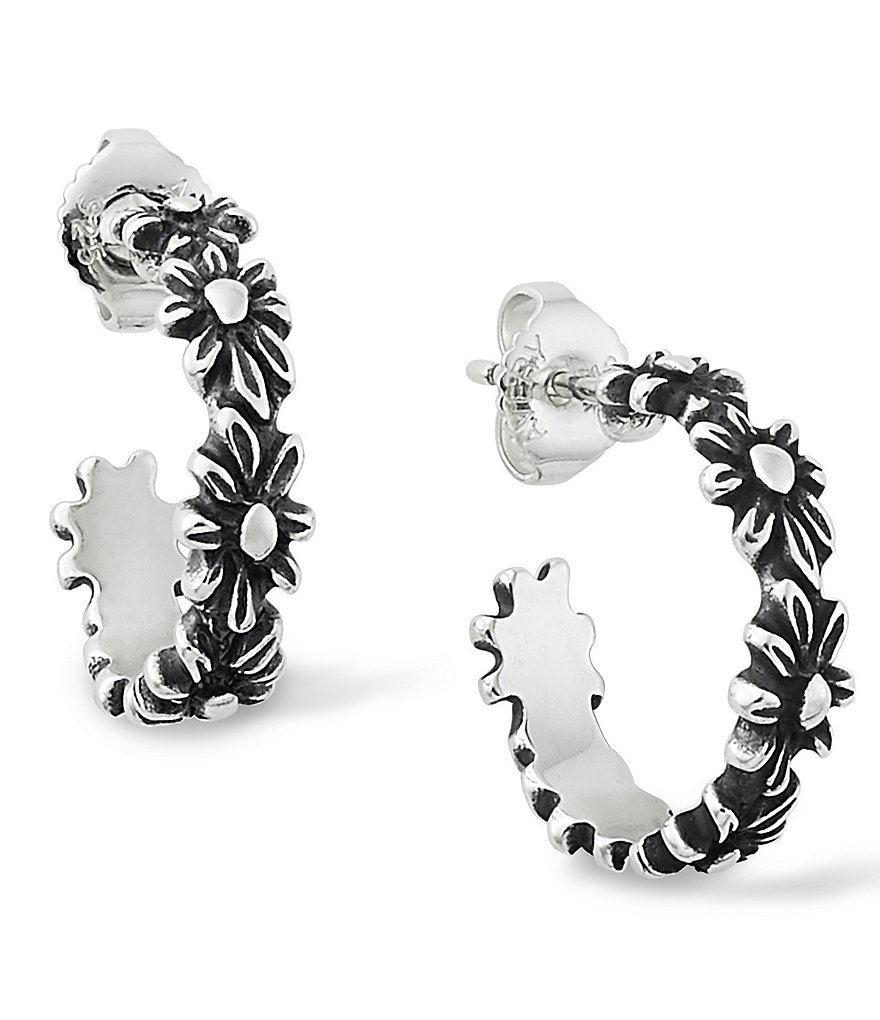 James Avery Margarita Hoop Ear Posts, Medium