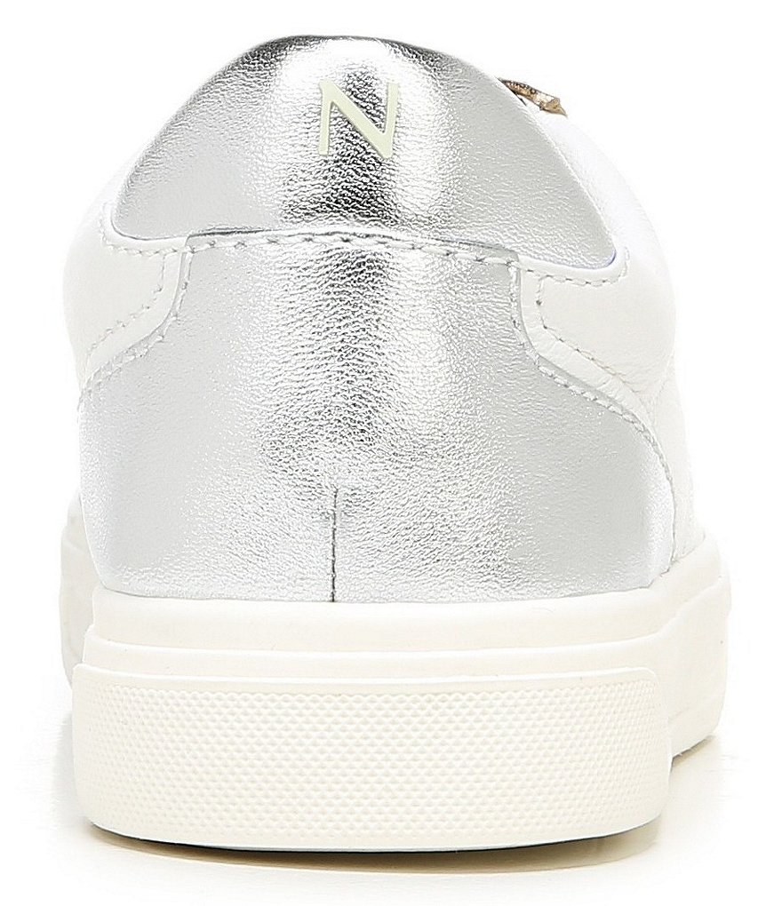 Naturalizer Astara Metallic Leather Lace-Up Sneakers