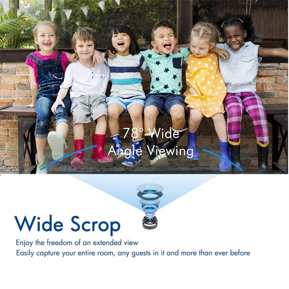 Auto Focus USB Webcam 1080p with Cover, Streaming HD Web Cam with Microphone Tripod Base Monitor Autofocus Computer Camera- Skype/Zoom Cam for Desktop PC Laptop, USB Plug Play for Windows Mac