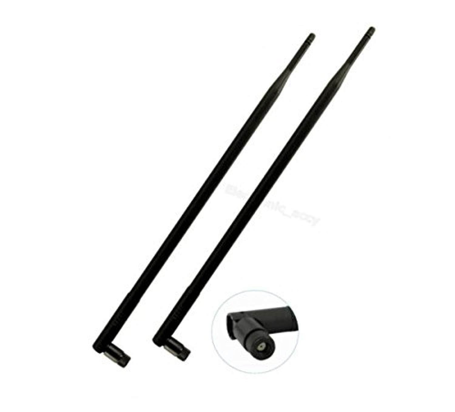 2 9dbi dual band 2.4ghz 5ghz rp-sma wifi antennas for linksys ea6900 wrt1900ac quick usa shipping