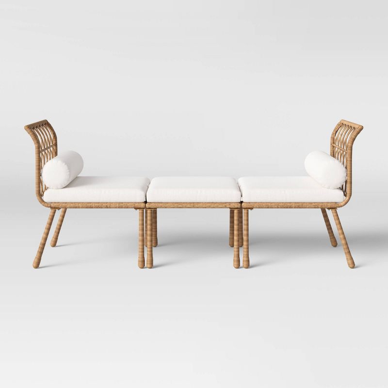 Rattan Daybed with Roll-Up Cushion - Opalhouse™