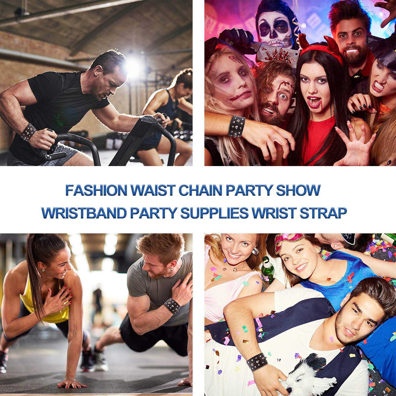 1pc Fashion Waist Chain Party Show Wristband Party Supplies Wrist Strap