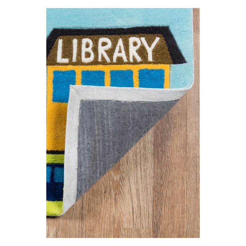 5'X5' Cow Tufted Round Area Rug Town - Momeni