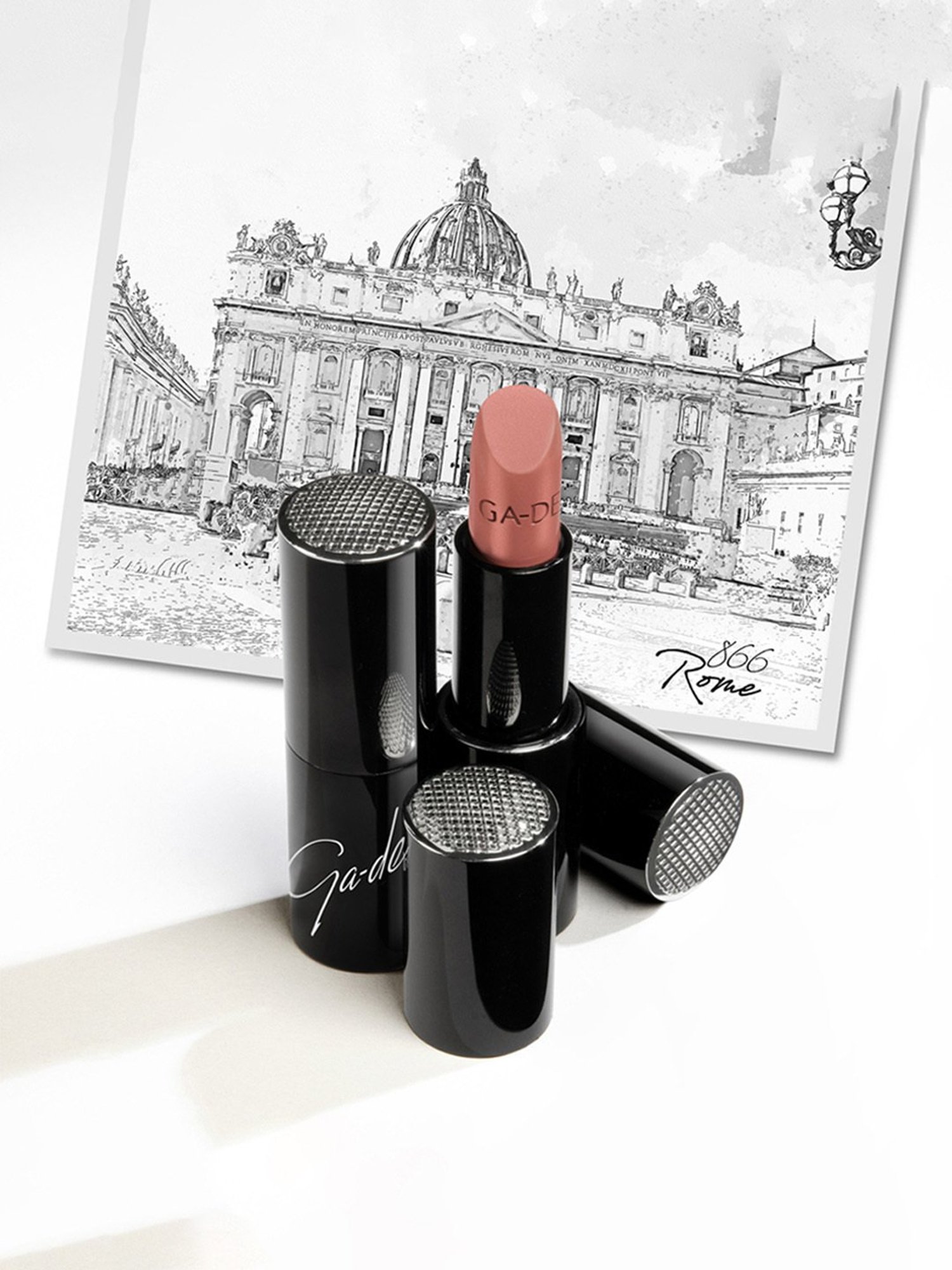 GA-DE Selfie Full Cover Lipstick 866 Rome - 4.2 gm