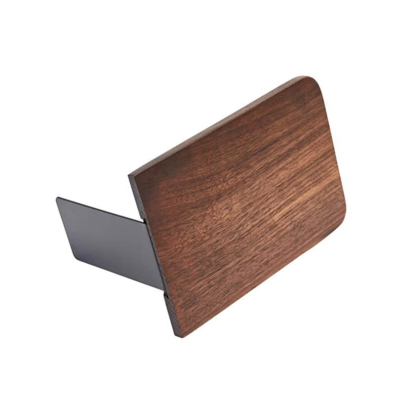 Wood Bookends,Pack of 1 Pair,Non-Skid,Black Walnut,Office Book Stand (Black Walnut-A Plus)