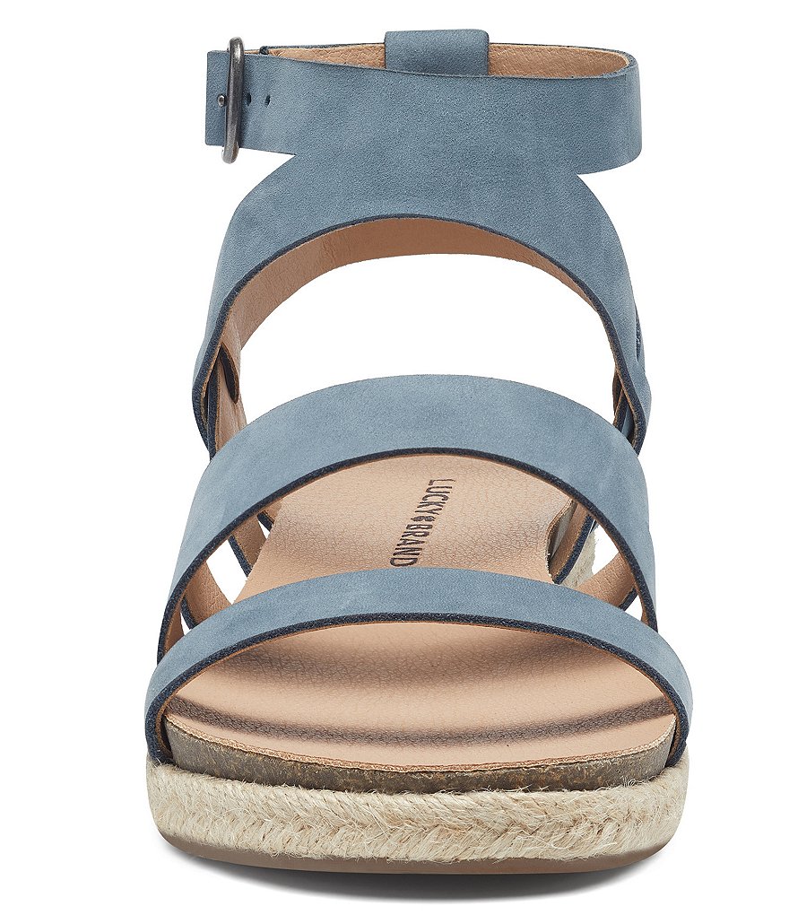 Lucky Brand Glaina Nubuck Espadrille Sandals