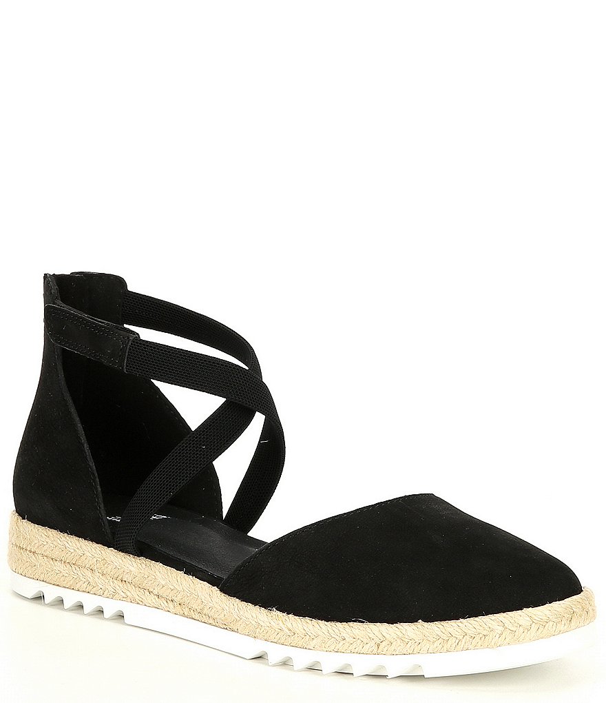 Eileen Fisher Bisa Criss-Cross Wedge Espadrilles