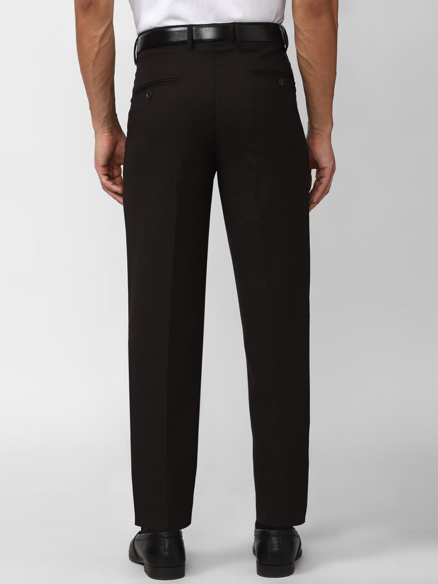 Van Heusen Black Slim Fit Trousers