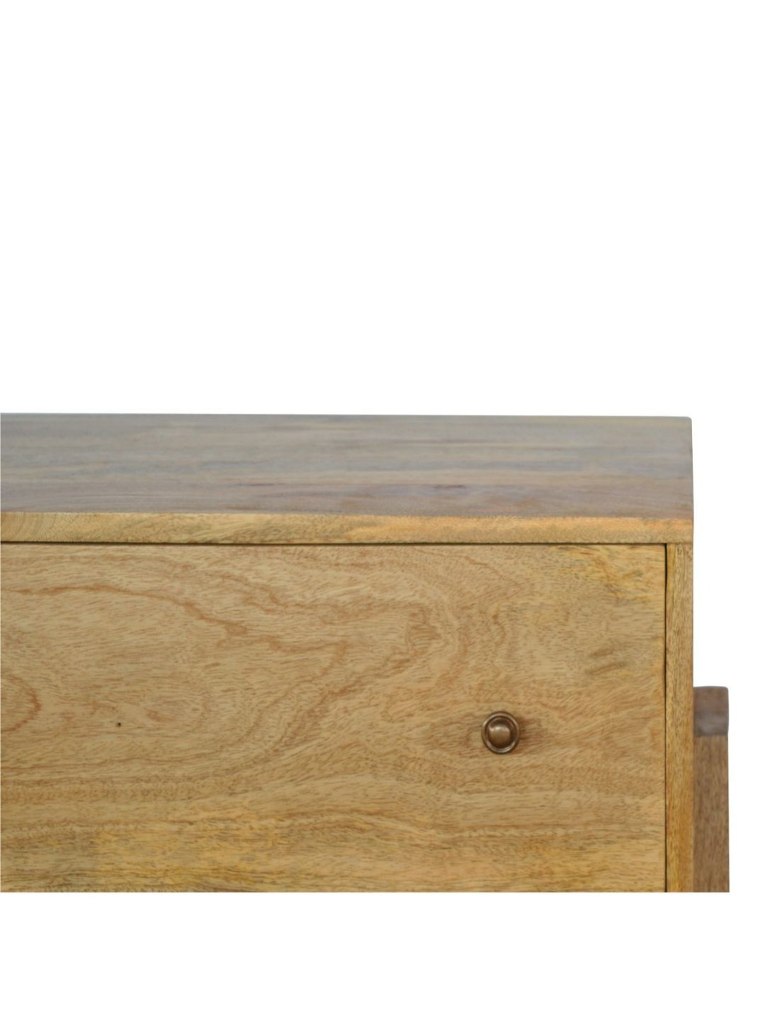 Artisan Furniture Brown Trestle Chest (Natural Oak-ish Finish)