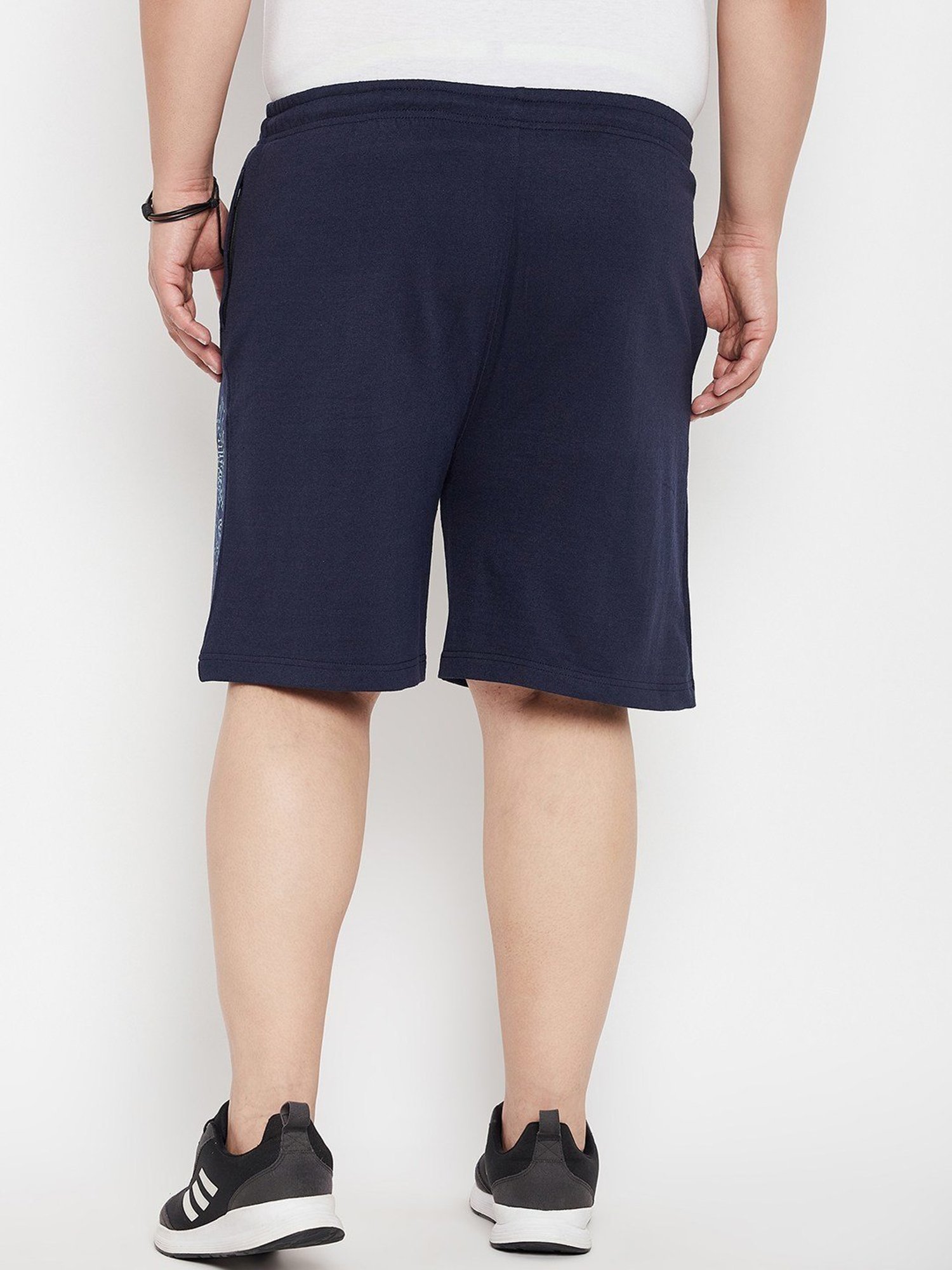 Bigbanana Navy Blue Regular Fit Printed Shorts