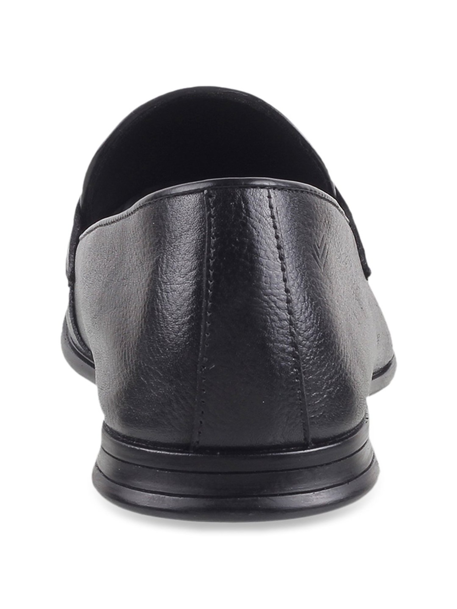 Da Vinchi by Metro Men's Black Formal Loafers