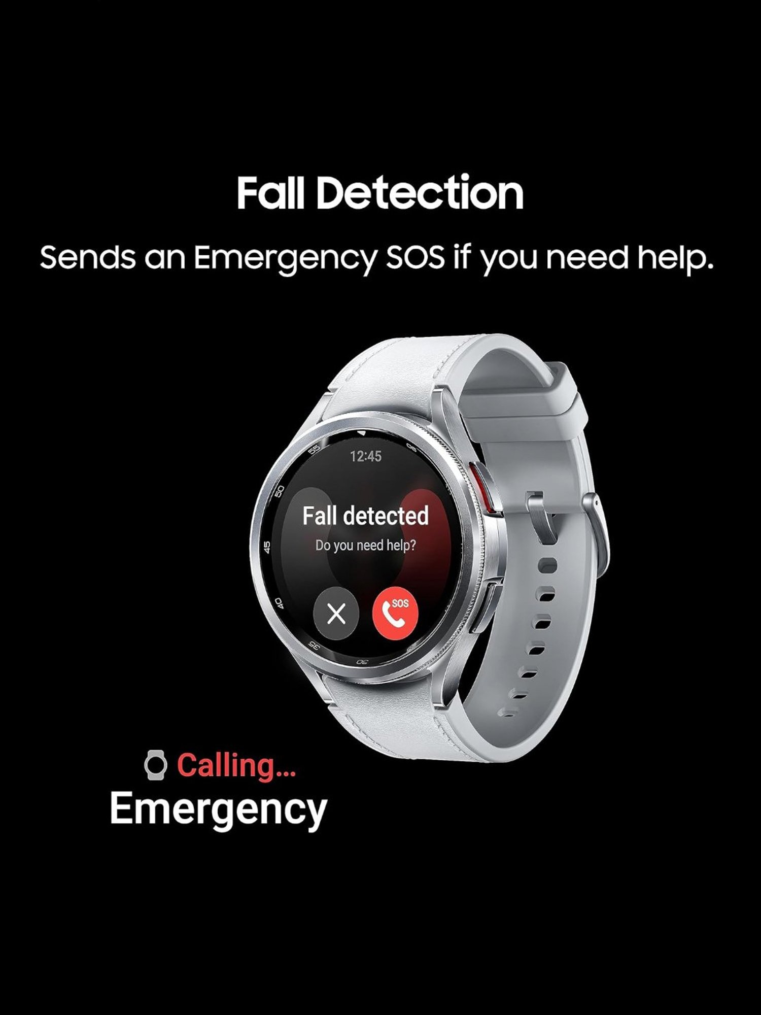 Samsung Galaxy Watch6 Classic Bluetooth Smartwartch Compatible with Android only (47mm, Silver)