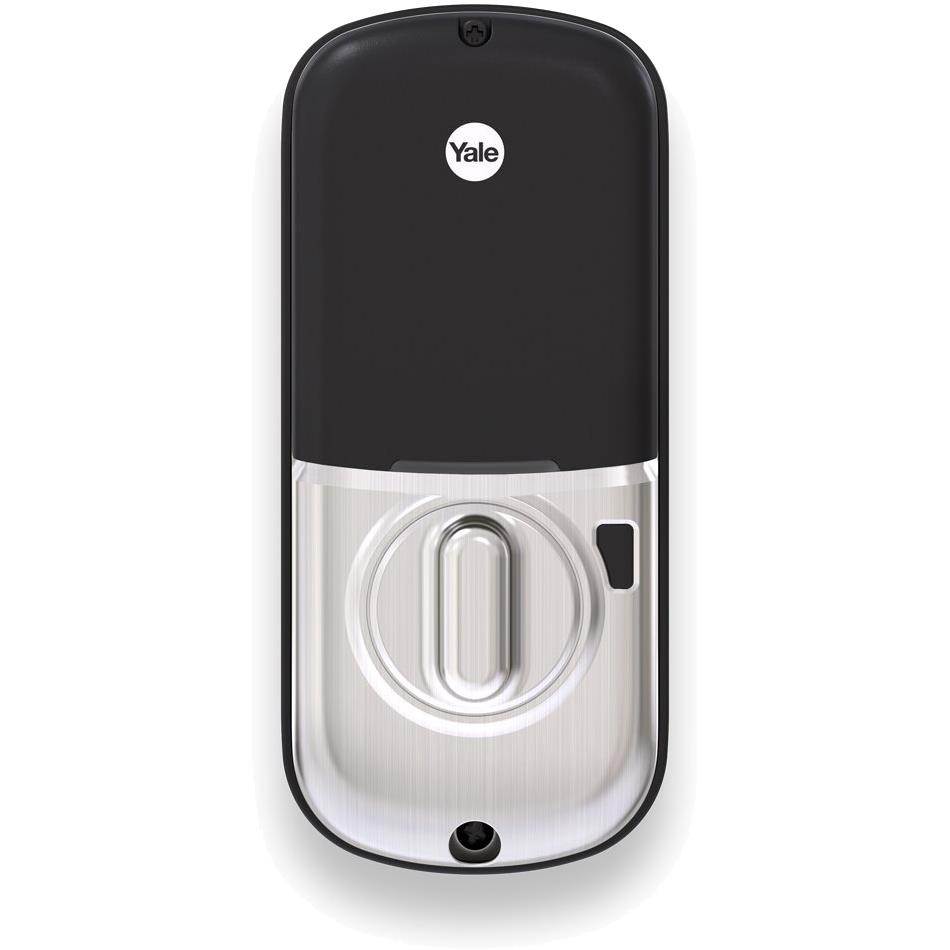 Yale Locks Assure Lock Push Button with Z-Wave in Satin Nickel (YRD216)