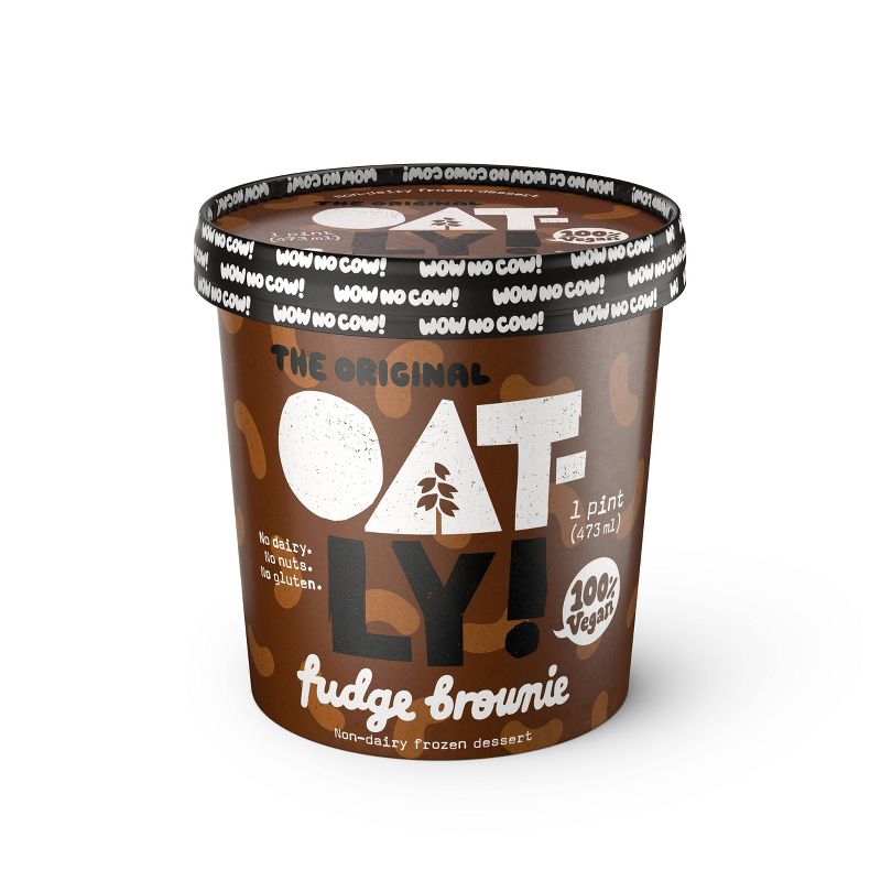 Oatly! Chocolate Fudge Brownie Non-Dairy Frozen Dessert - 16oz