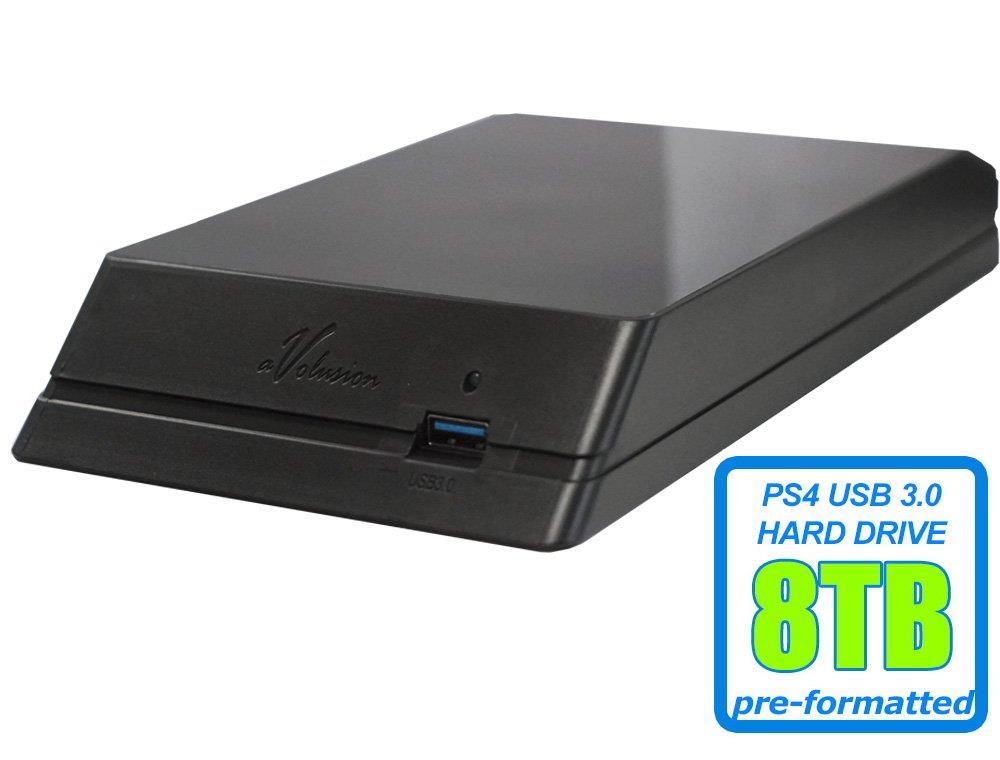 Avolusion HDDGear 8TB USB 3.0 External PS4 Gaming Hard Drive (PS4 Pre-Formatted) - PS4, PS4 Slim, PS4 Pro Slim - 2 Year Warranty
