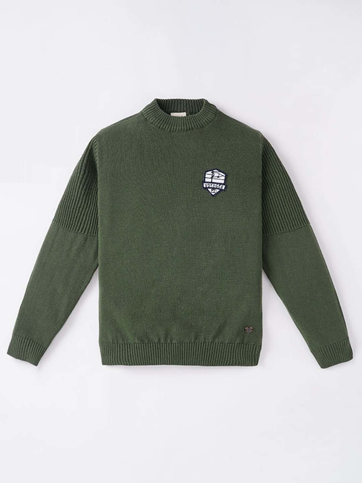 Cherry Crumble By Nitt Hyman Unisex Red & Cream Self Design Full Sleeves Sweater