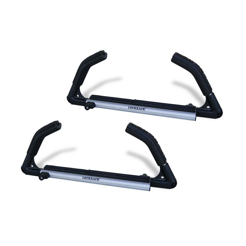 Lockrack Single Stand Up Paddle Board Kayak Canoe Water Sport Watercraft SUP Taxi Locking Carrier Rack Set