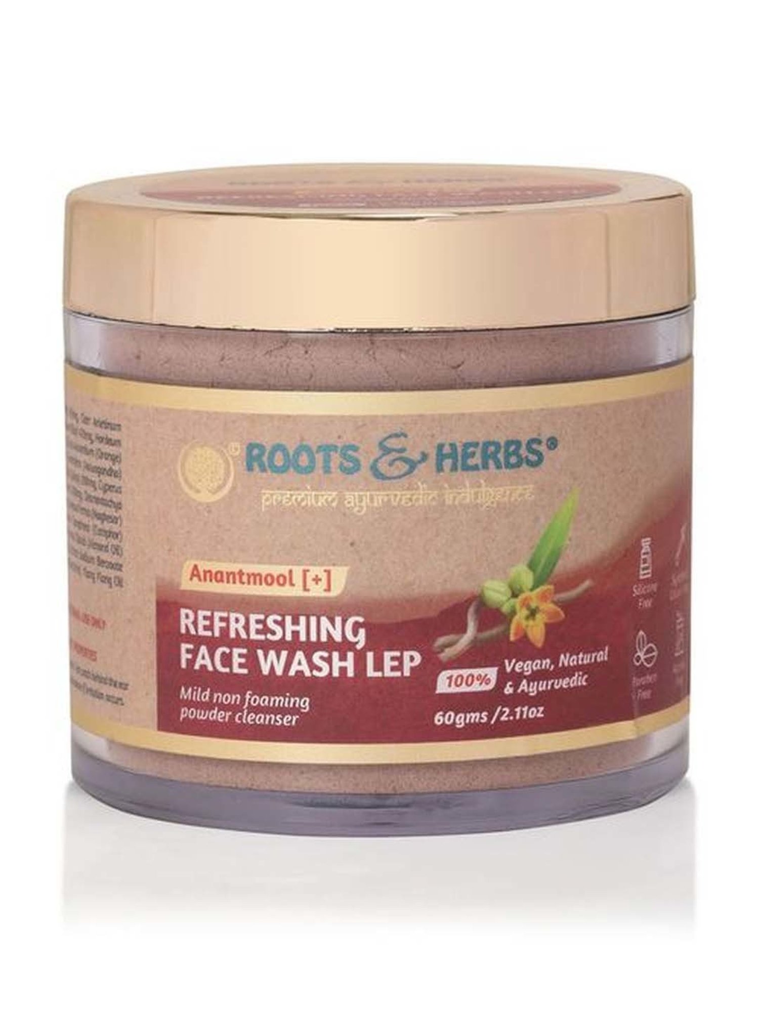 ROOTS AND HERBS Anantmool Refreshing Face Wash Lep - 100 gm