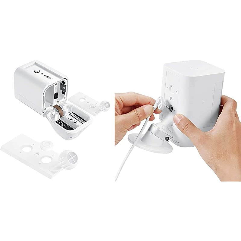 Solar Panel Compatible with Ring Spotlight Cam Battery Power Your Ring Surveillance Camera continuously 3 Pack White