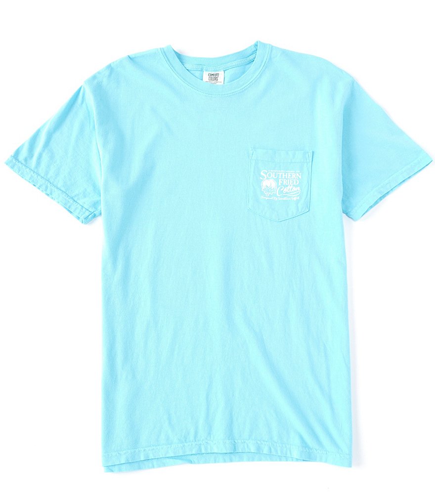 Southern Fried Cotton Men's USA Short-Sleeve Pocket Graphic Tee