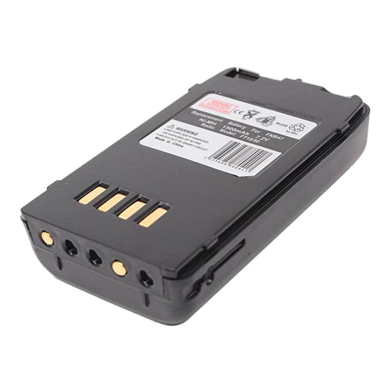 FNB47 1500mAh NiMH Battery Compatible for YAESU Vertex Radio FT50R FT50R FT40R FT10R FT50 FT40 FT10 VXA100 VX10V VX10U FNB42 FNB47H FNBV49 FNBV49H