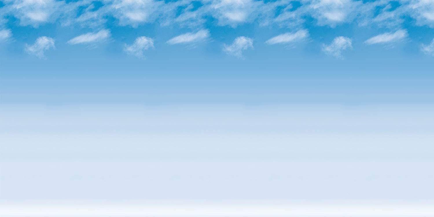 Fadeless  Bulletin Board Art Paper, Wispy Clouds,  48" x 12', 1 Roll