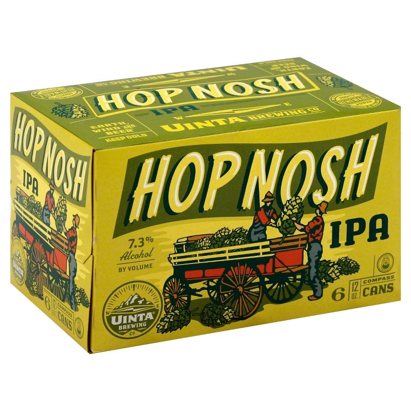Uinta Hop Nosh IPA Beer - 6pk/12 fl oz Cans