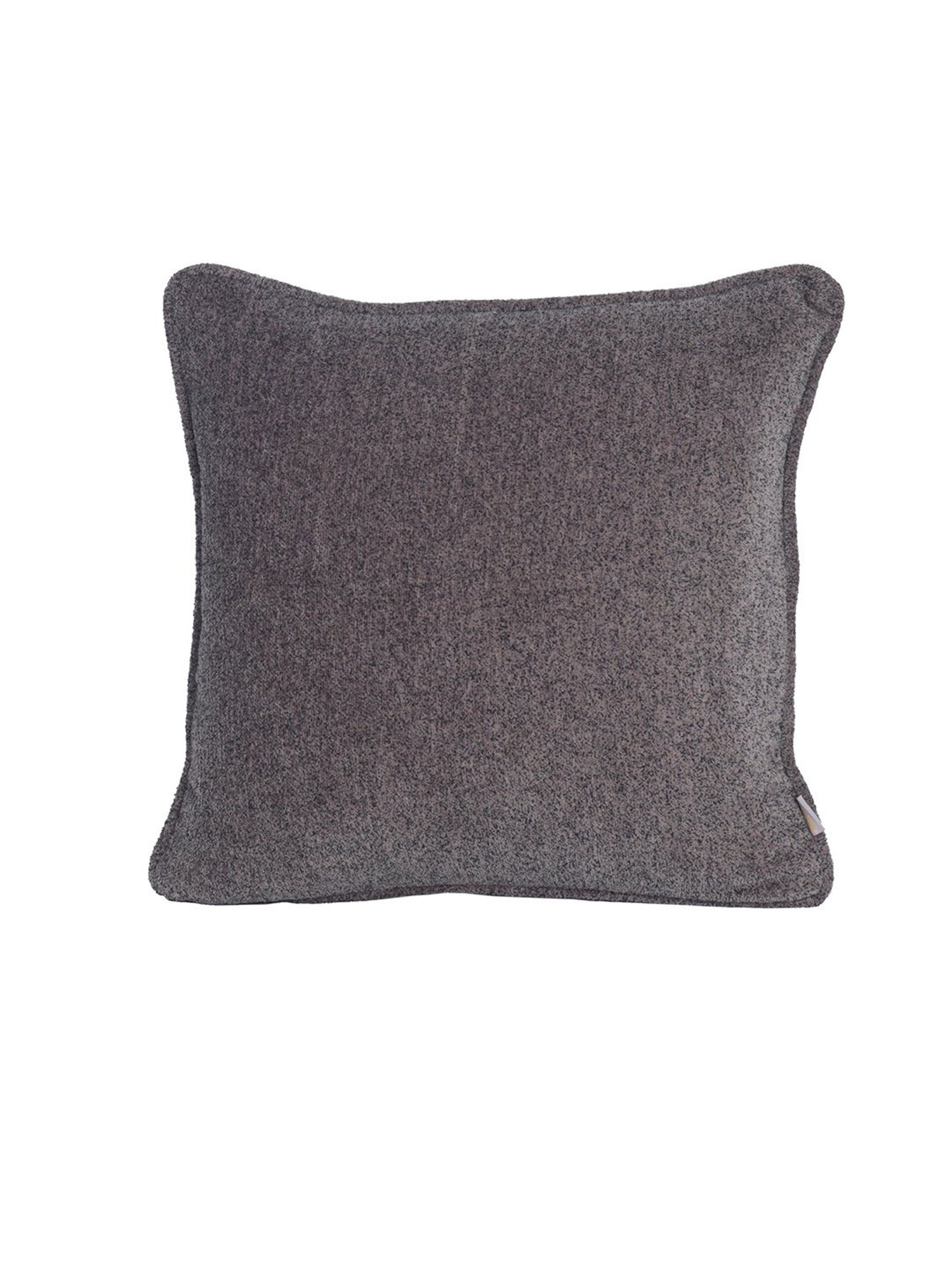 Maspar Colorart Charlotte Solid Grey 110 TC Cotton Blend Cushion Cover