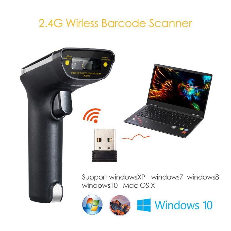 Long Cable Far Distance Ver Motorola Symbol RS409 Wearable Ring Barcode Scanner