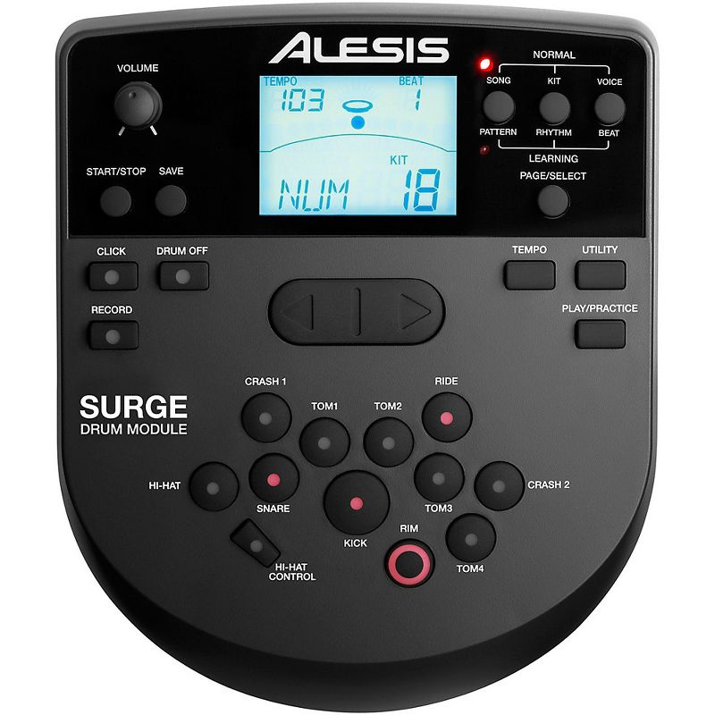 Alesis Surge Mesh-Head Electronic Drum Set with Simmons DA50B Bluetooth Monitor