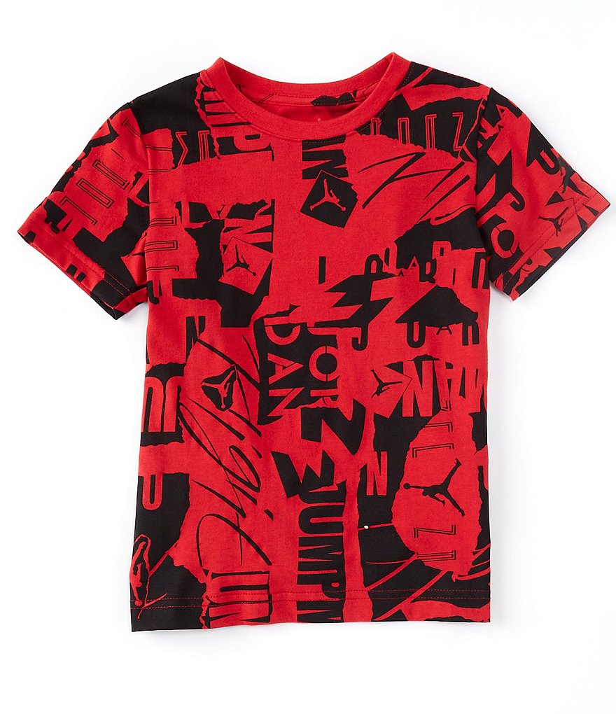Jordan Little Boys 4-7 Short-Sleeve Flight Toss Printed Tee