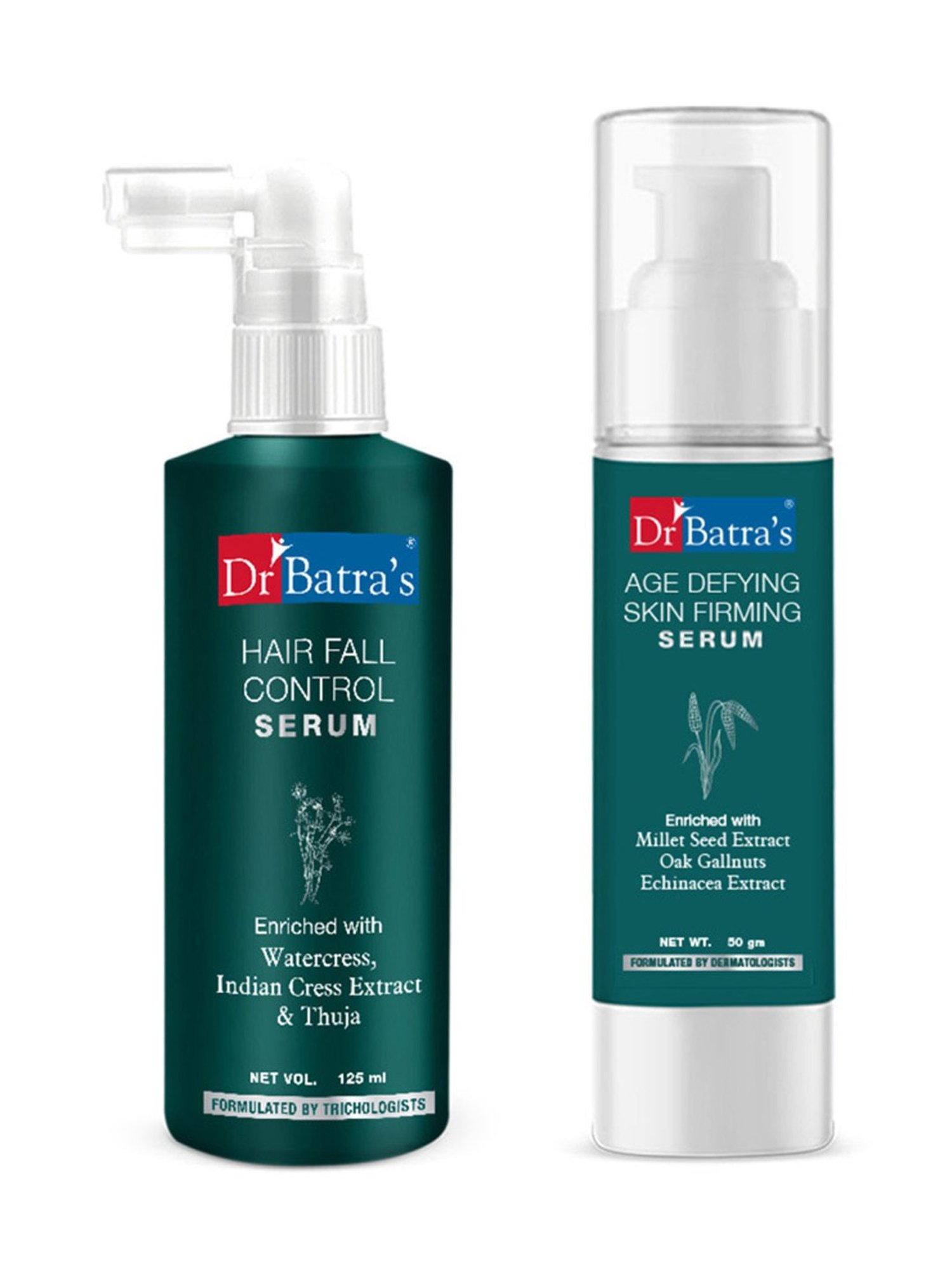 Dr. Batra's Hair Fall Control Serum & Age defying Skin firming Serum