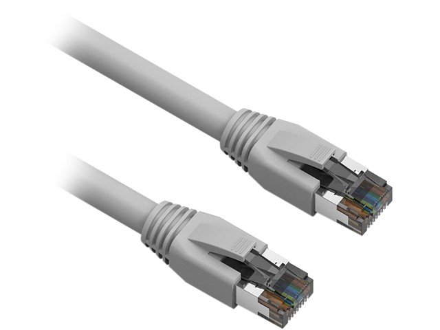 Cat 7 Ethernet Cable 100 ft LAN Cable Internet Network Cord for PS4, Xbox, Router, Modem, Gaming, White Flat Shielded 10 Gigabit RJ45 High Speed Computer Patch Wire.