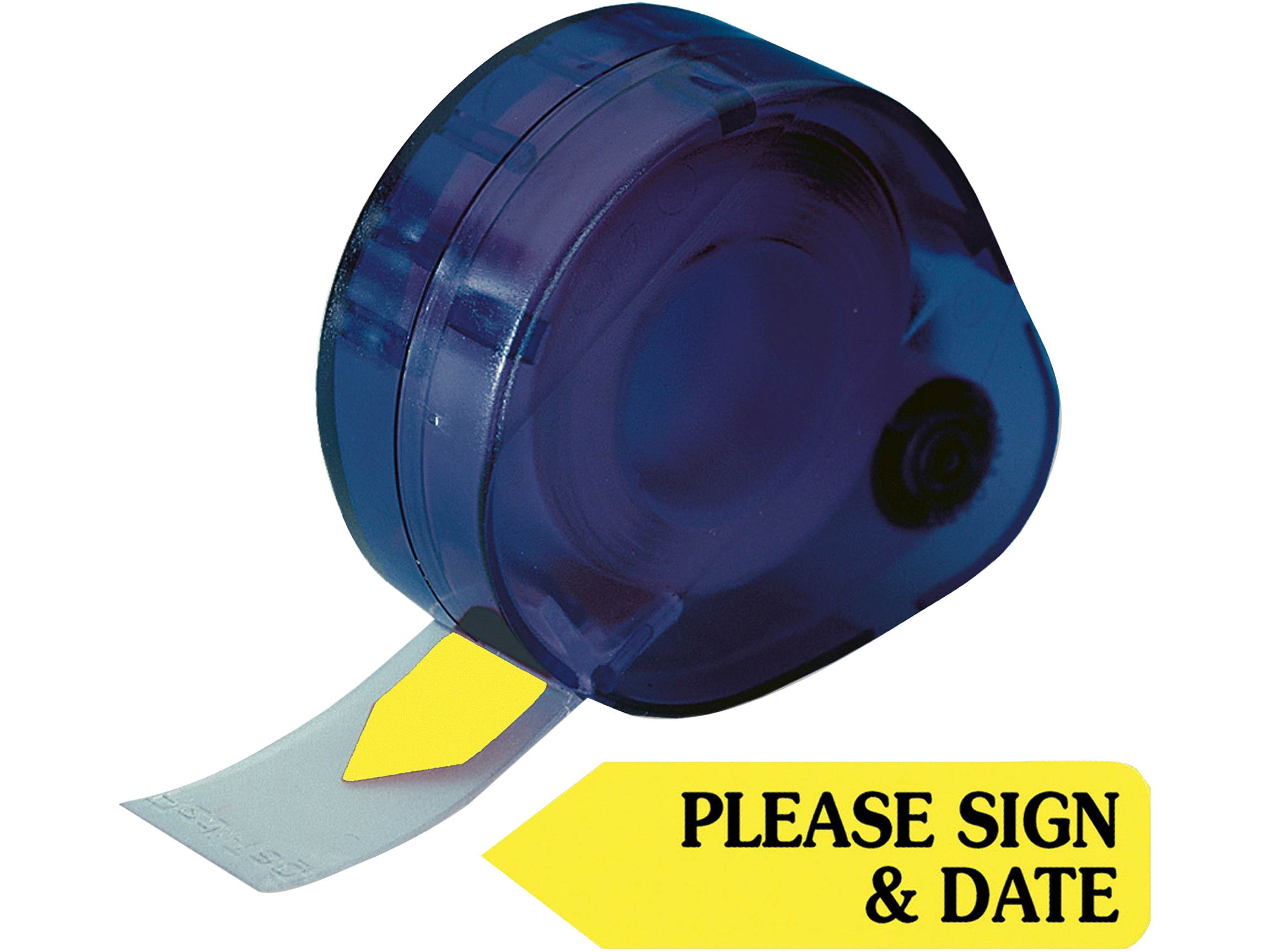 Redi-Tag Please Sign and Date Arrows In Dispenser