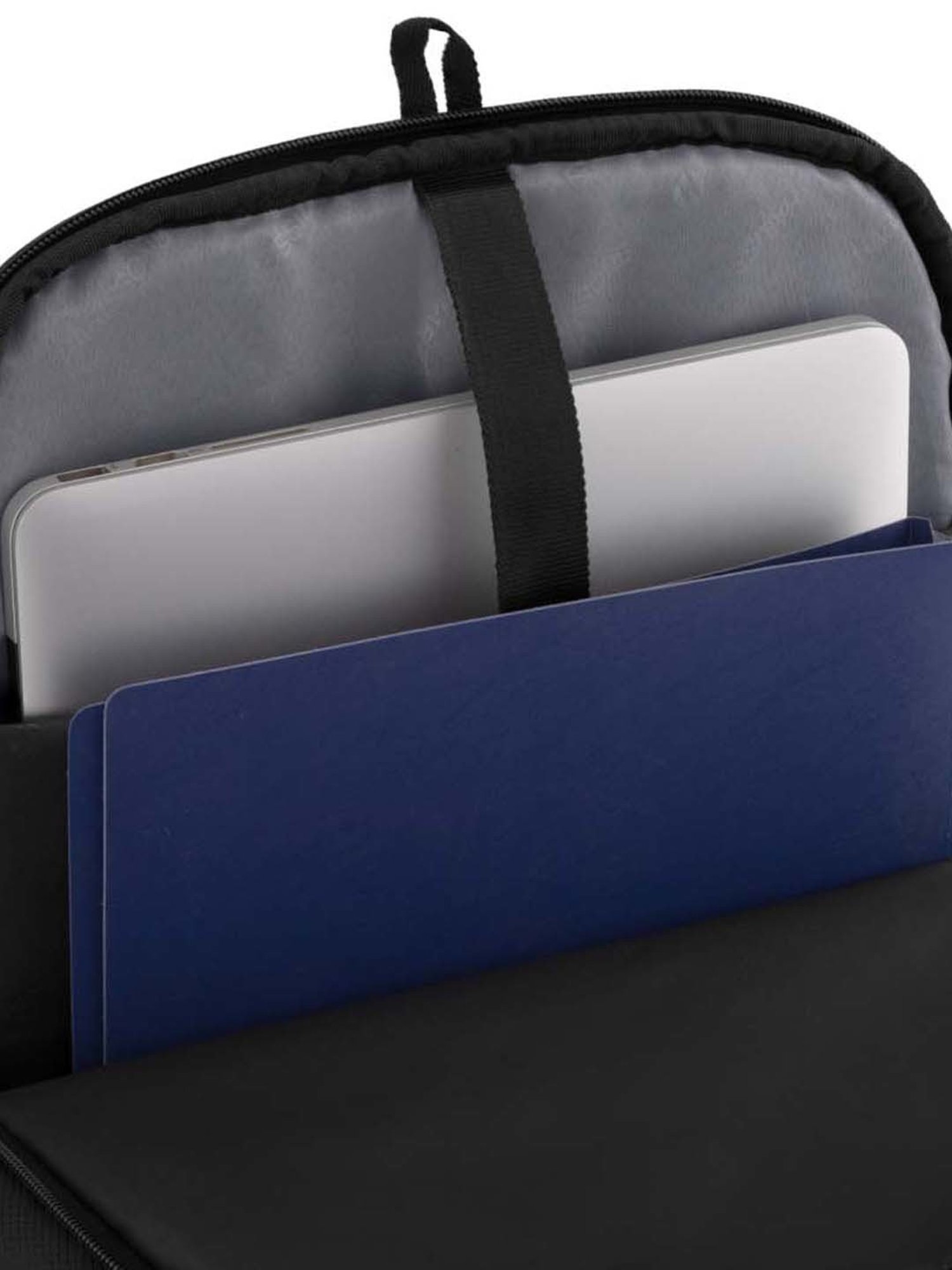 Harissons Nova Black Polyester Quilted Laptop Backpack - 26 Ltrs