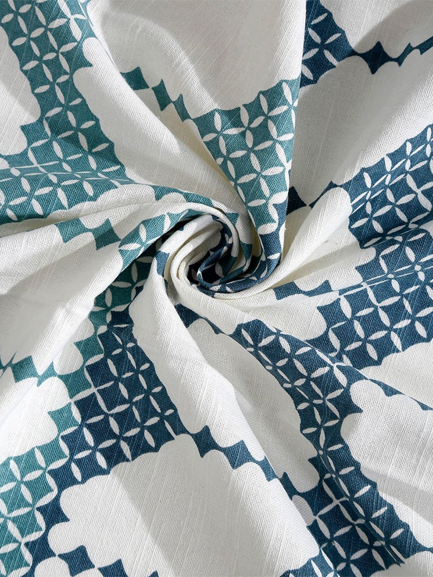 Swayam Brown Paisley J&B Blackout Eyelet Door Curtain - Single Piece (7 Ft)