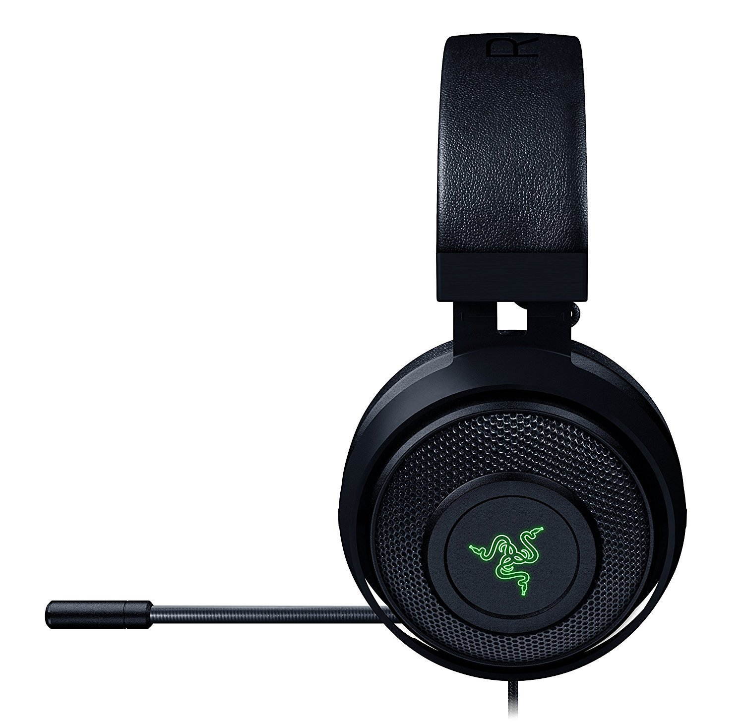 Razer Kraken USB - Black Noise Isolating Over-Ear Gaming Headset with Mic - Compatible with PC & Playstation 4