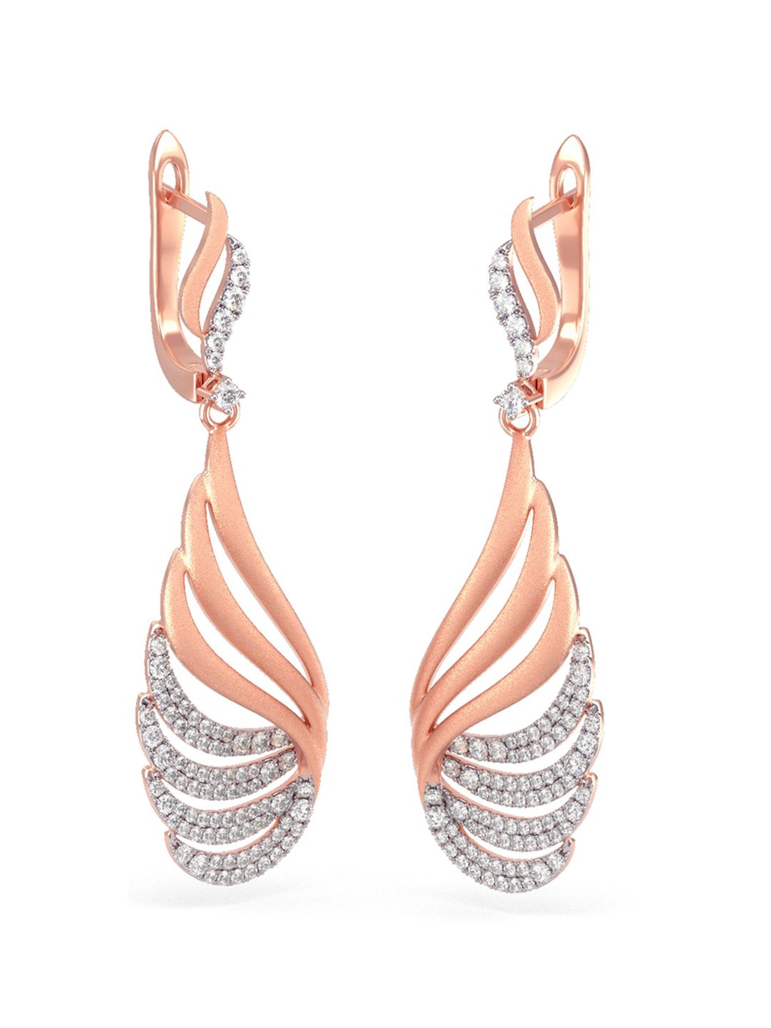 Joyalukkas 18 kt Gold & Diamond Earrings