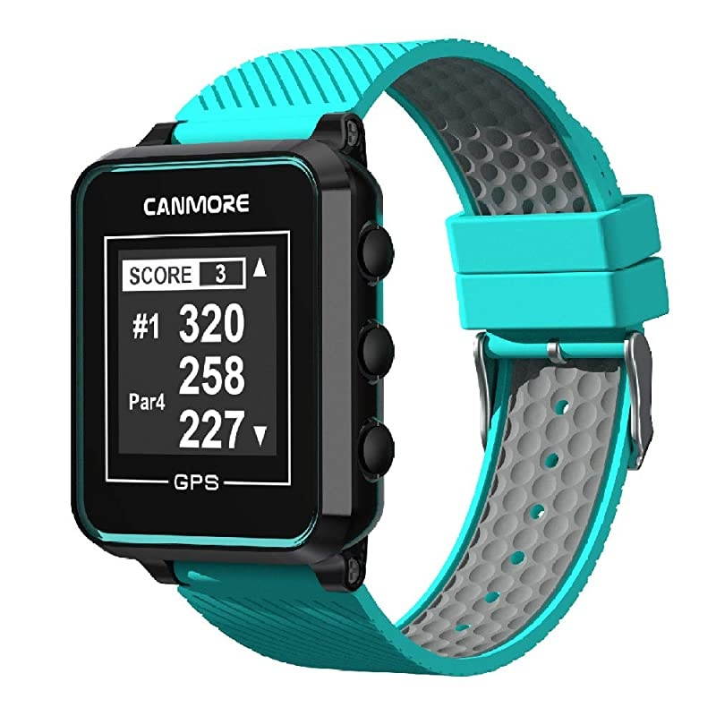 TW353 GPS Golf Watch Essential Golf Course Data and Score Sheet Minimalist amp User Friendly 38000+ Free Courses Worldwide 4ATM Waterproof 1Year Warranty Turquoise