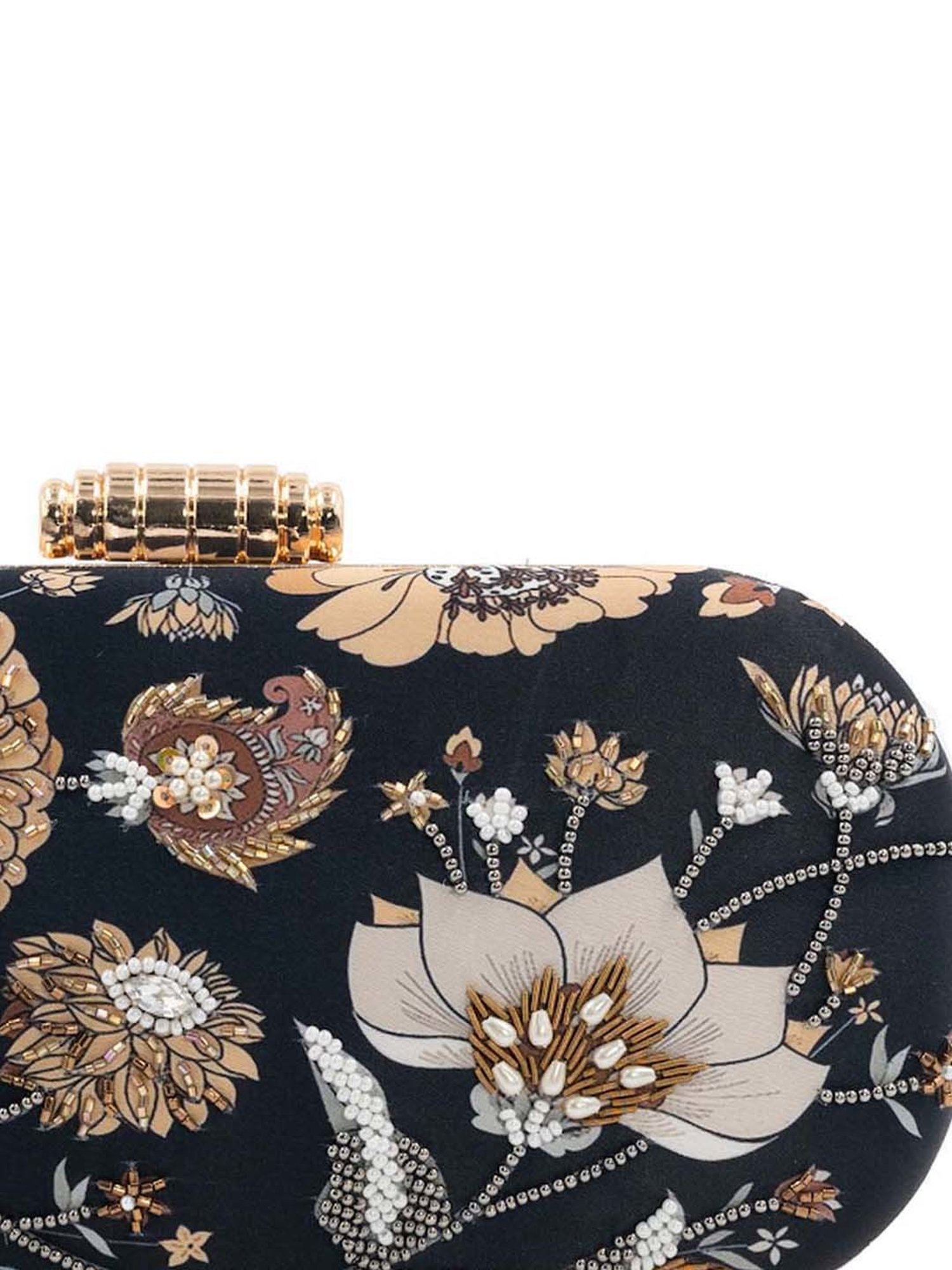 Sugarcrush Black Embellished Clutch