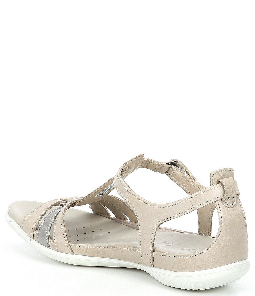 ECCO Flash Leather T-Strap Gladiator Sandals